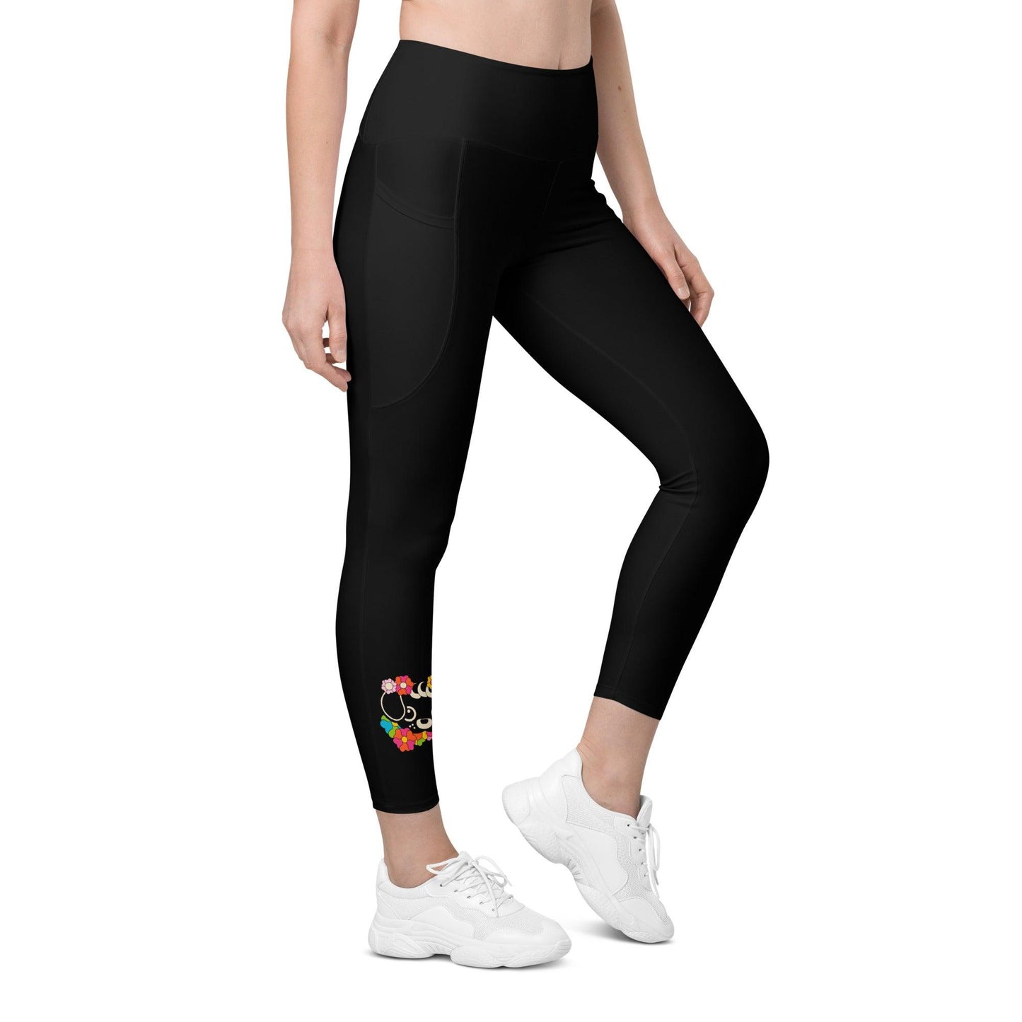 FUNKYPUP in black - Leggings With Pockets | SHALMIAK