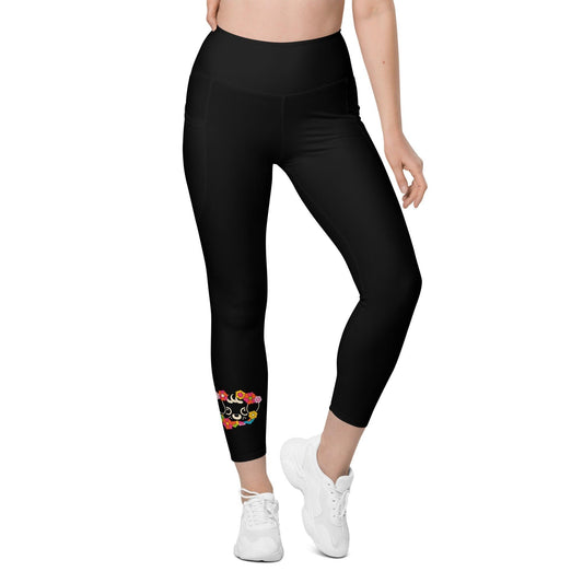 FUNKYPUP in black - Leggings With Pockets | SHALMIAK