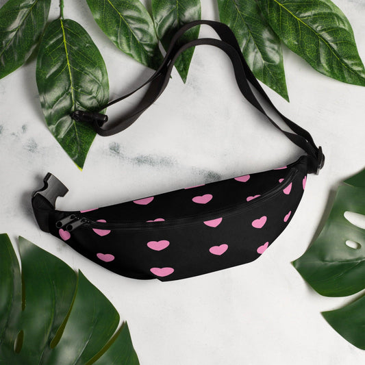 Fanny Pack - HERTTAHOUND HEARTS pink | SHALMIAK