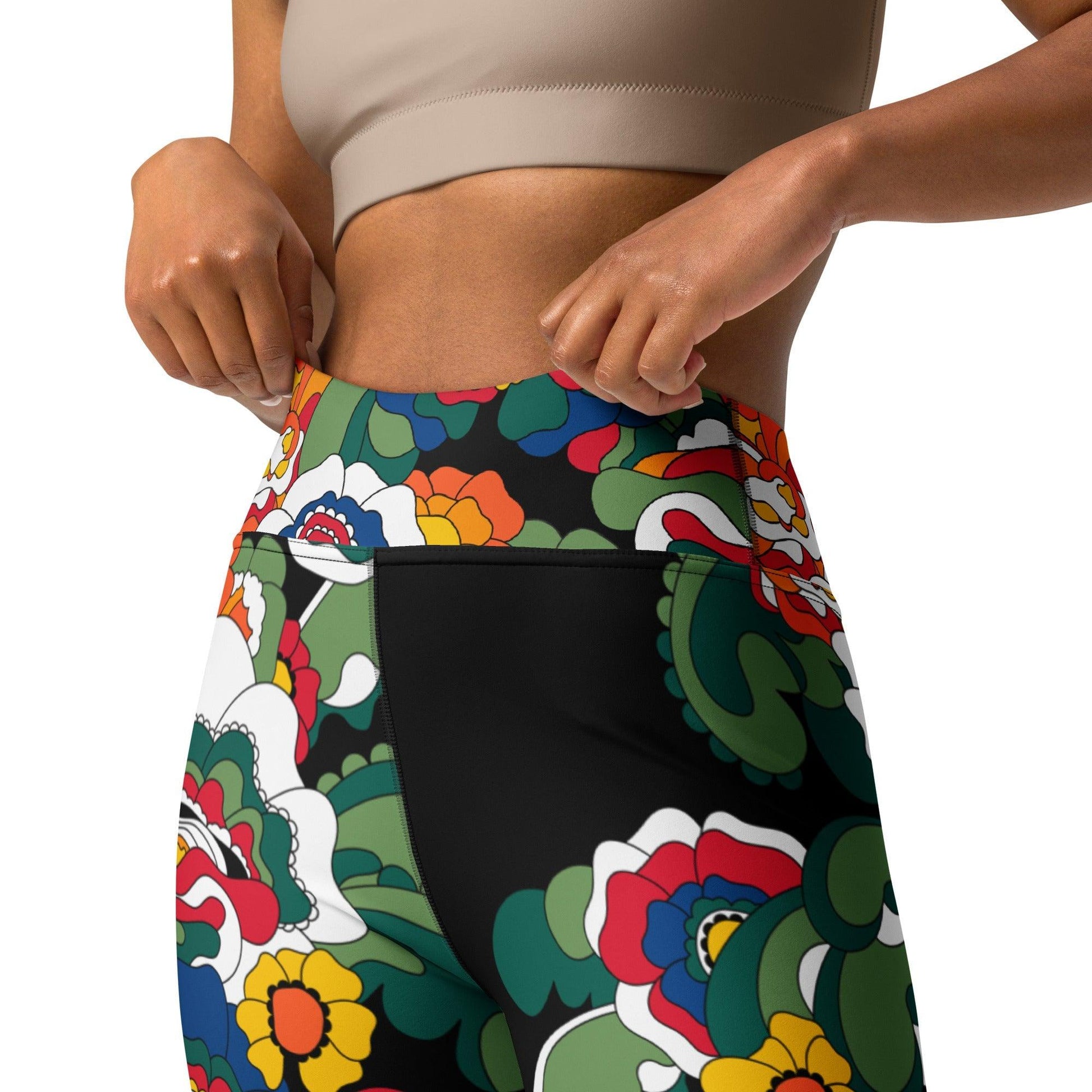 GROOVY KURBITS black - Yoga Leggings | SHALMIAK