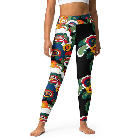 GROOVY KURBITS black - Yoga Leggings | SHALMIAK