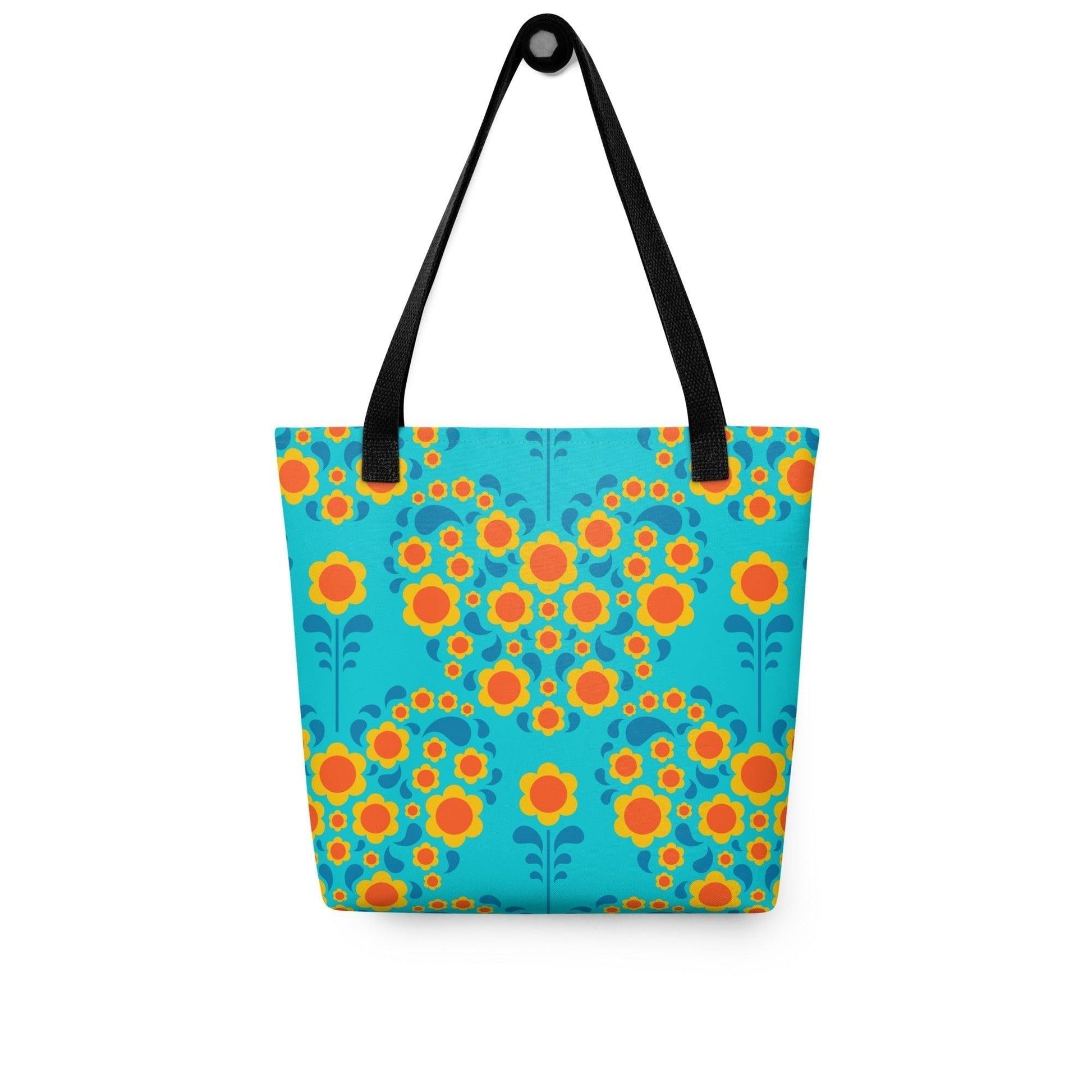 HEARTBEAT orange blue - Tote Bag | SHALMIAK