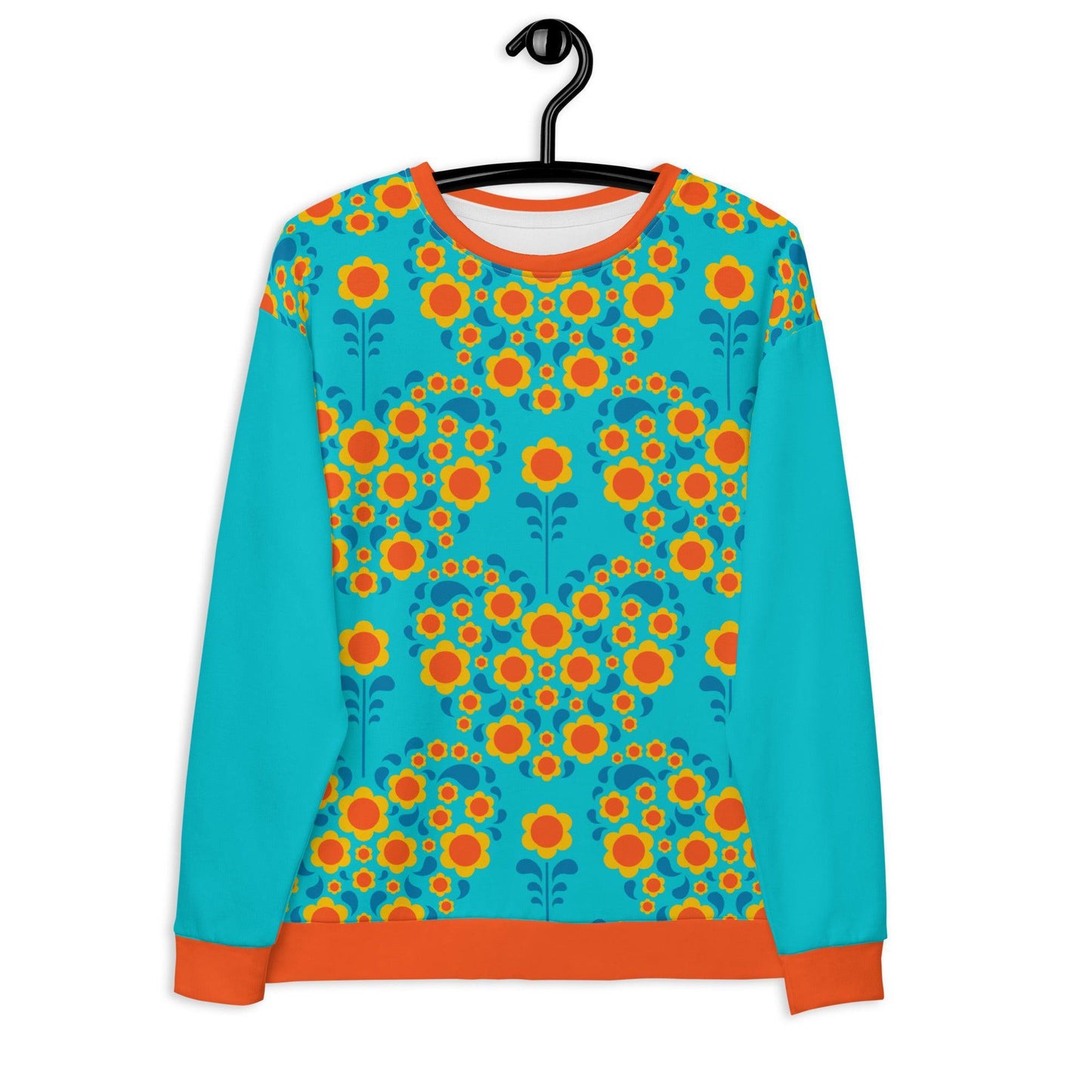 HEARTBEAT orange blue - Sweatshirt