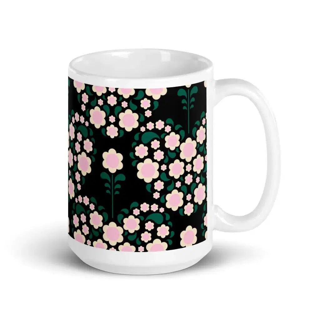 HEARTBEAT pink black - Mug
