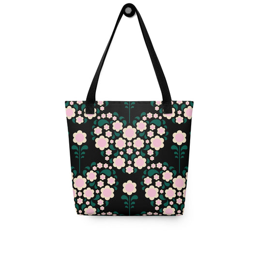 HEARTBEAT pink black - Tote Bag | SHALMIAK