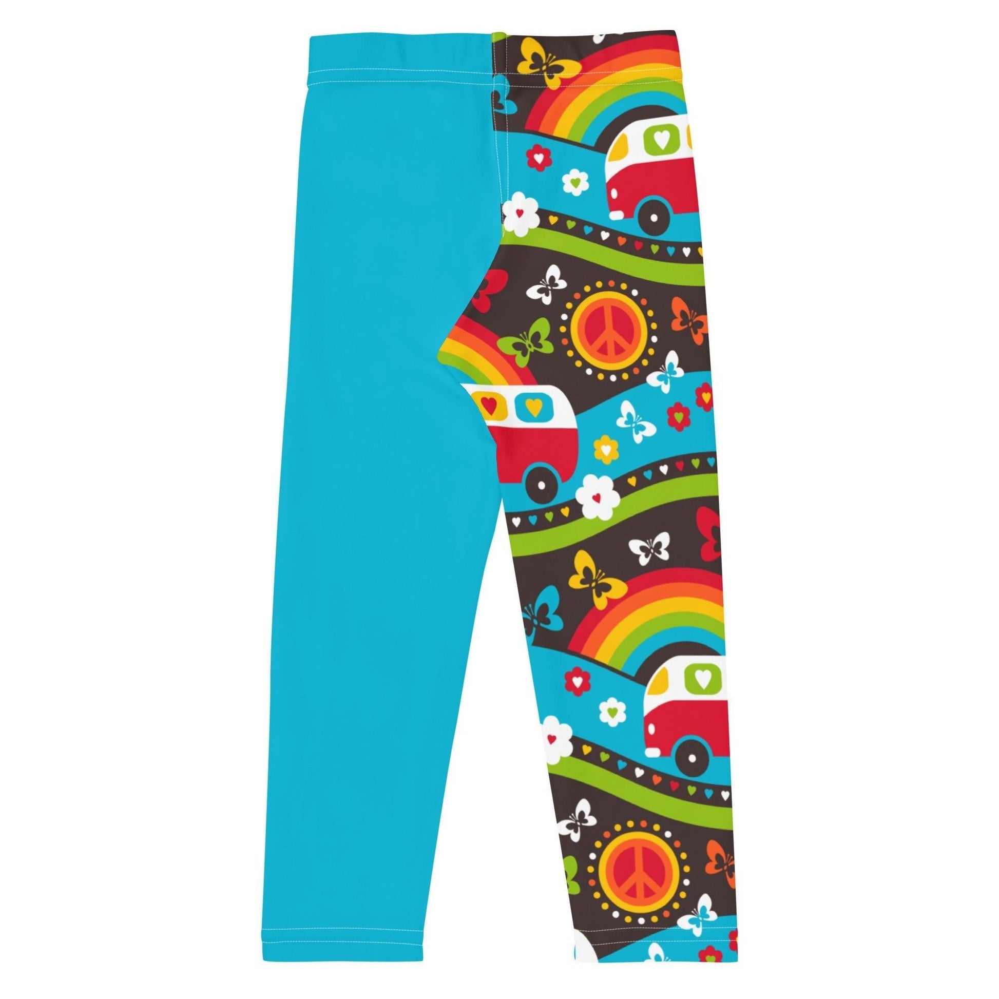 HIPPIE DAY rainbow - Kids' Leggings | SHALMIAK