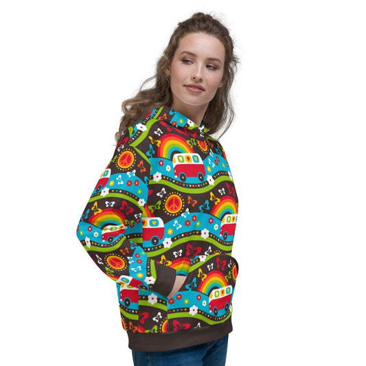 HIPPIE DAY rainbow - Hoodie