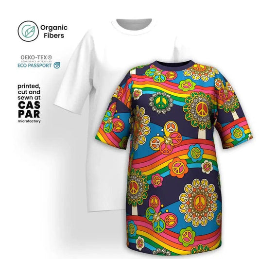 HIPPIE PARK - Organic Cotton T-Shirt Dress | SHALMIAK