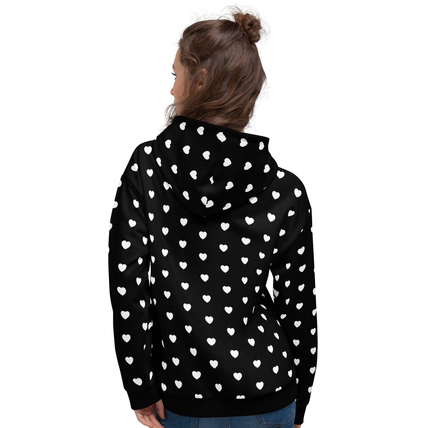 HOODIE - HERTTAHOUND HEARTS bw | SHALMIAK