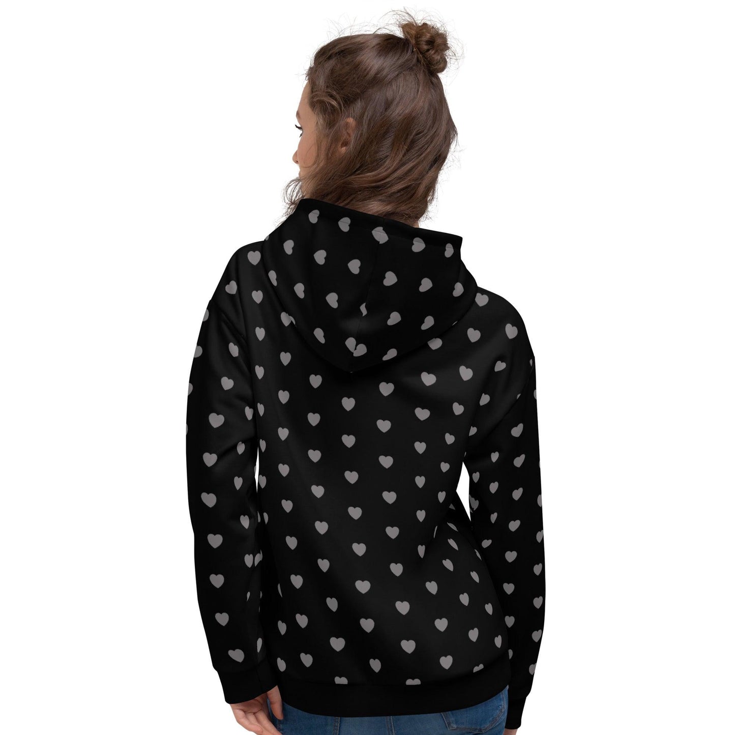 HOODIE - HERTTAHOUND HEARTS grey | SHALMIAK