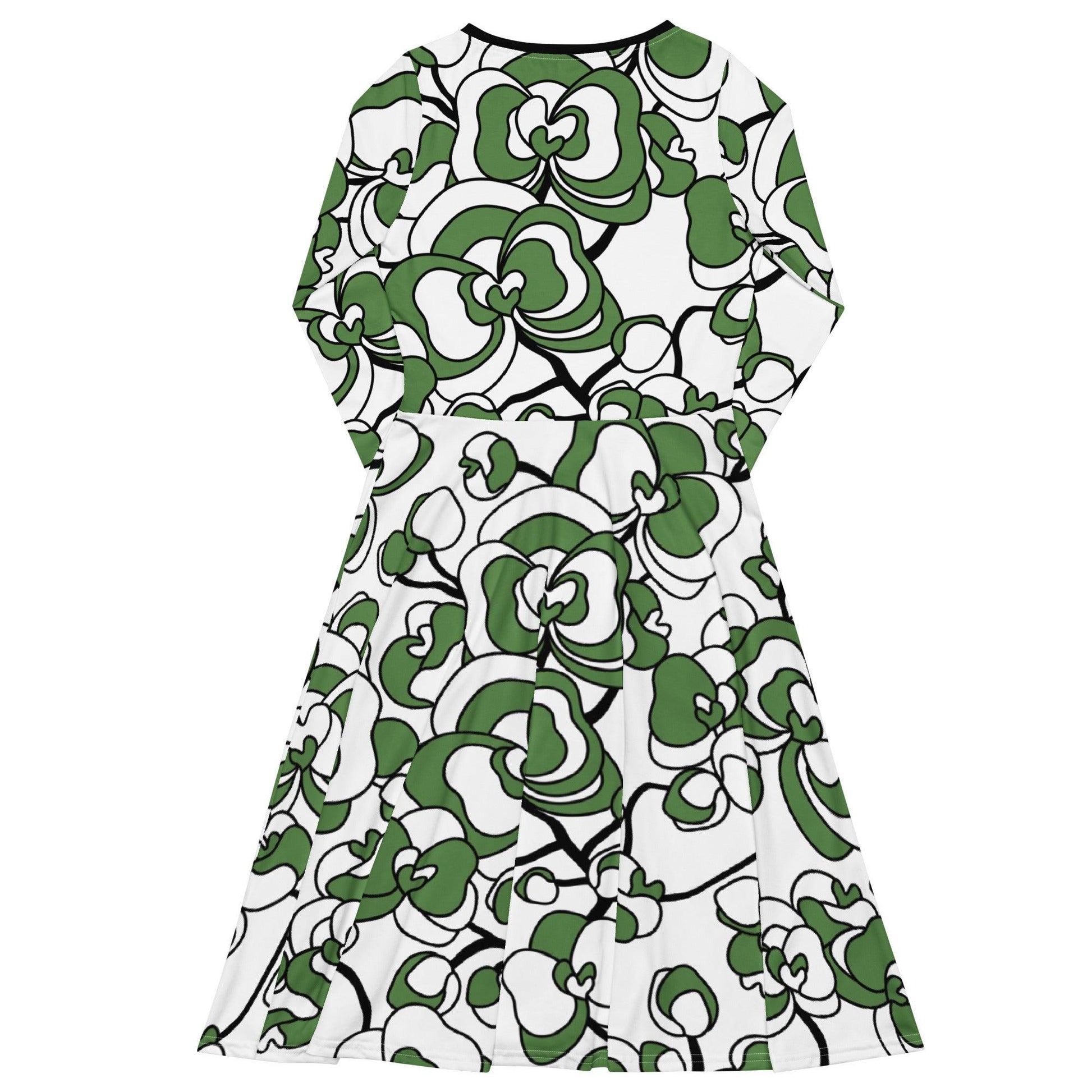 JUBILEE simply green - Midi Dress With Pockets | SHALMIAK