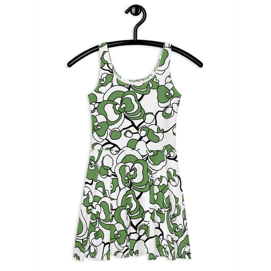 JUBILEE simply green - Skater Dress | SHALMIAK