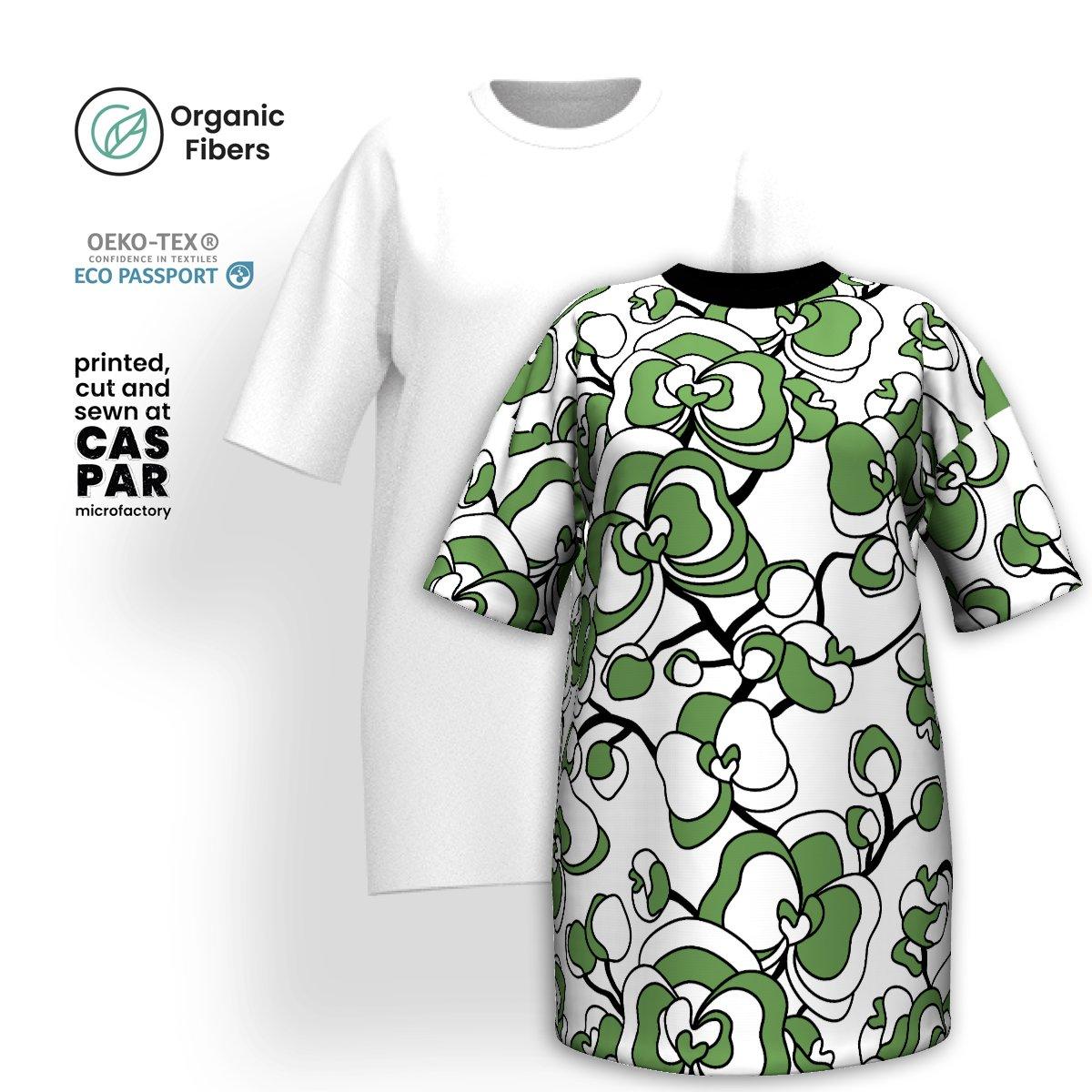 JUBILEE simply green - Organic Cotton T-Shirt Dress | SHALMIAK