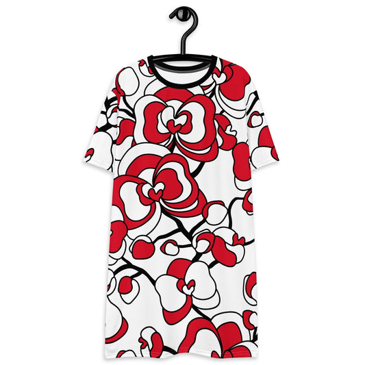 JUBILEE simply red - T-Shirt Dress | SHALMIAK