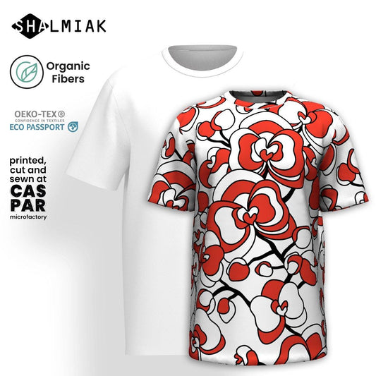 JUBILEE simply red - Organic Cotton T-Shirt | SHALMIAK