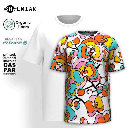 JUBILEE white - Organic Cotton T-Shirt | SHALMIAK