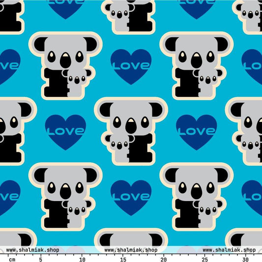 KOALA LOVE blue