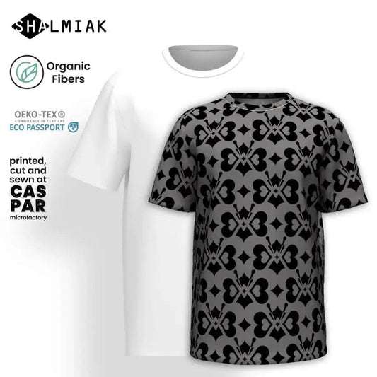 LOVE BUTTERFLY black - Organic Cotton T-Shirt | SHALMIAK