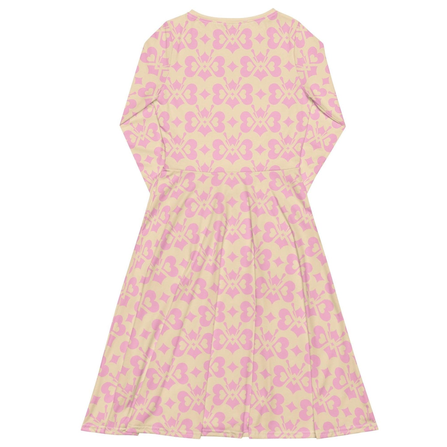 LOVE BUTTERFLY tender pink - Midi Dress With Pockets | SHALMIAK