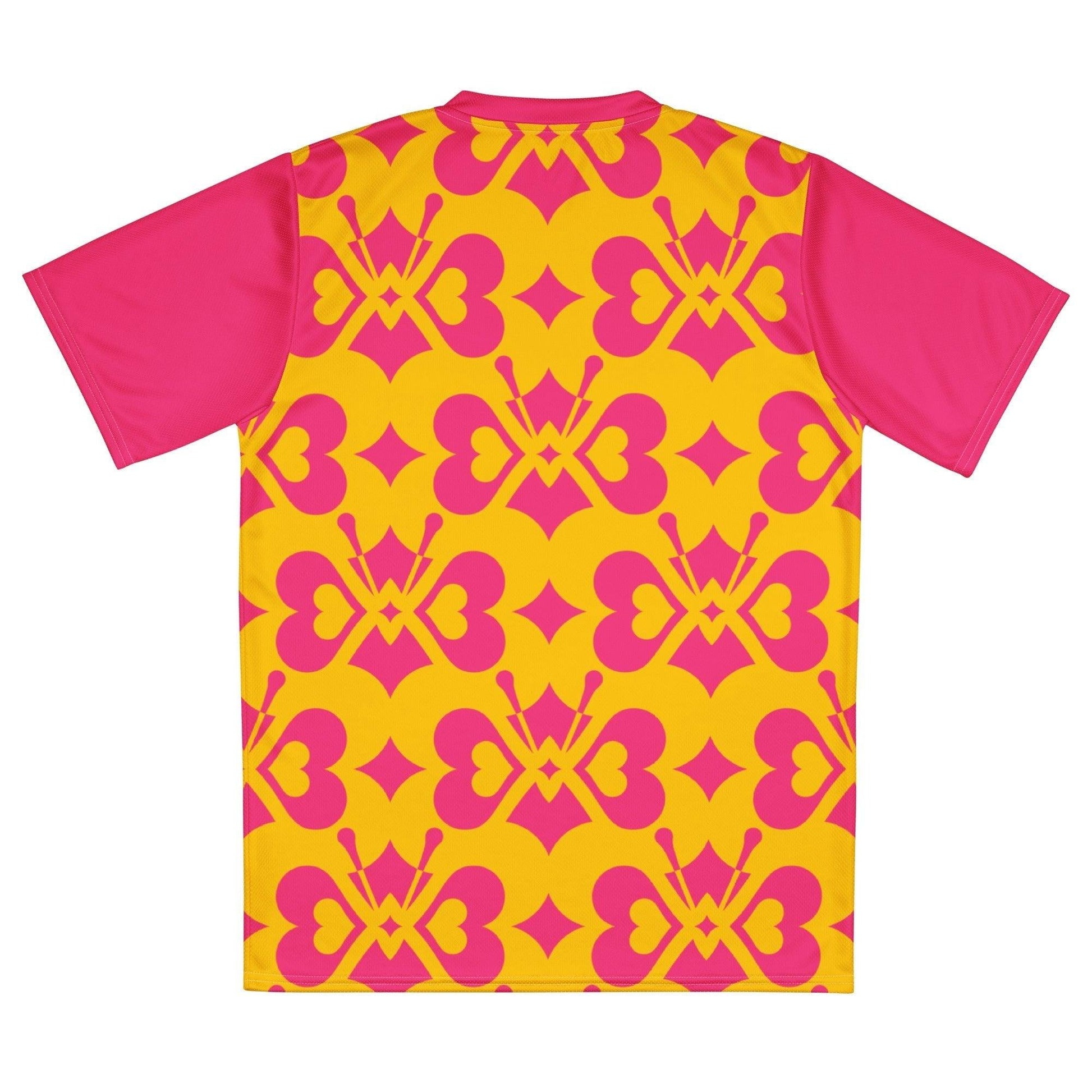 LOVE BUTTERFLY yellow pink - Sports Jersey