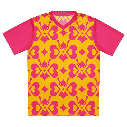 LOVE BUTTERFLY yellow pink - Sports Jersey