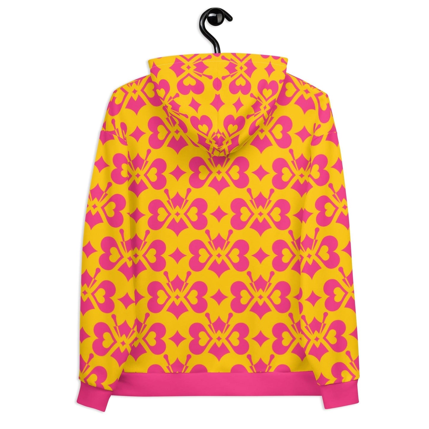 LOVE BUTTERFLY yellow pink - Hoodie
