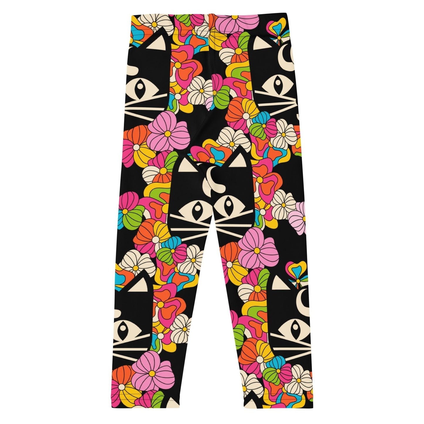 MAGICAT black -2- Kids' Leggings | SHALMIAK