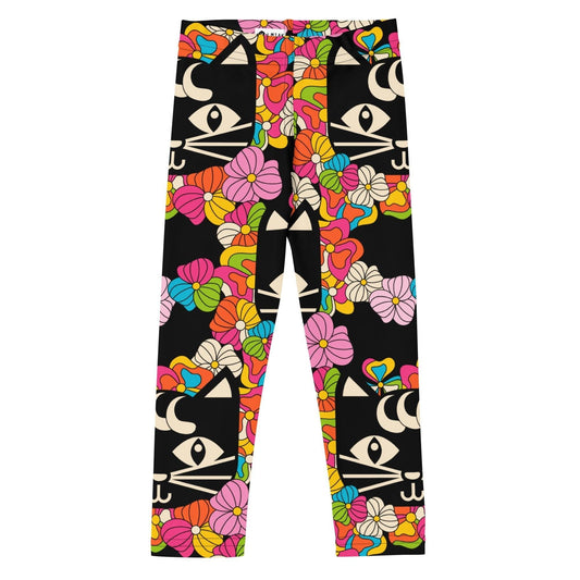 MAGICAT black -2- Kids' Leggings | SHALMIAK