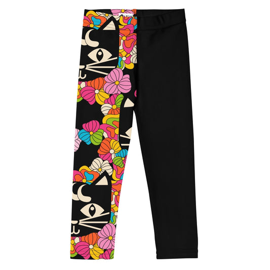 MAGICAT black - Kids' Leggings with black cats | SHALMIAK