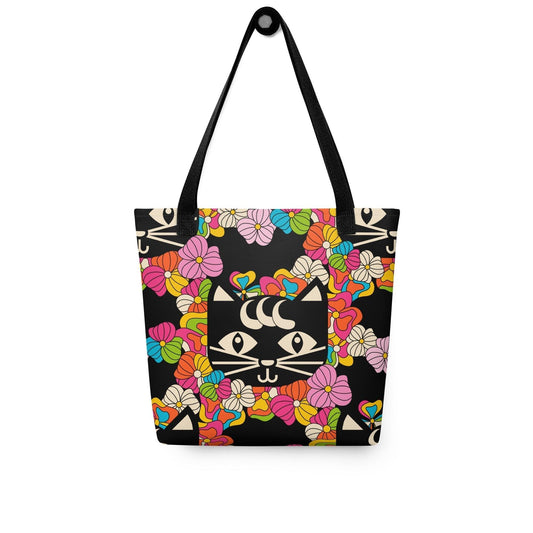 MAGICAT black - Tote Bag with black cats | SHALMIAK