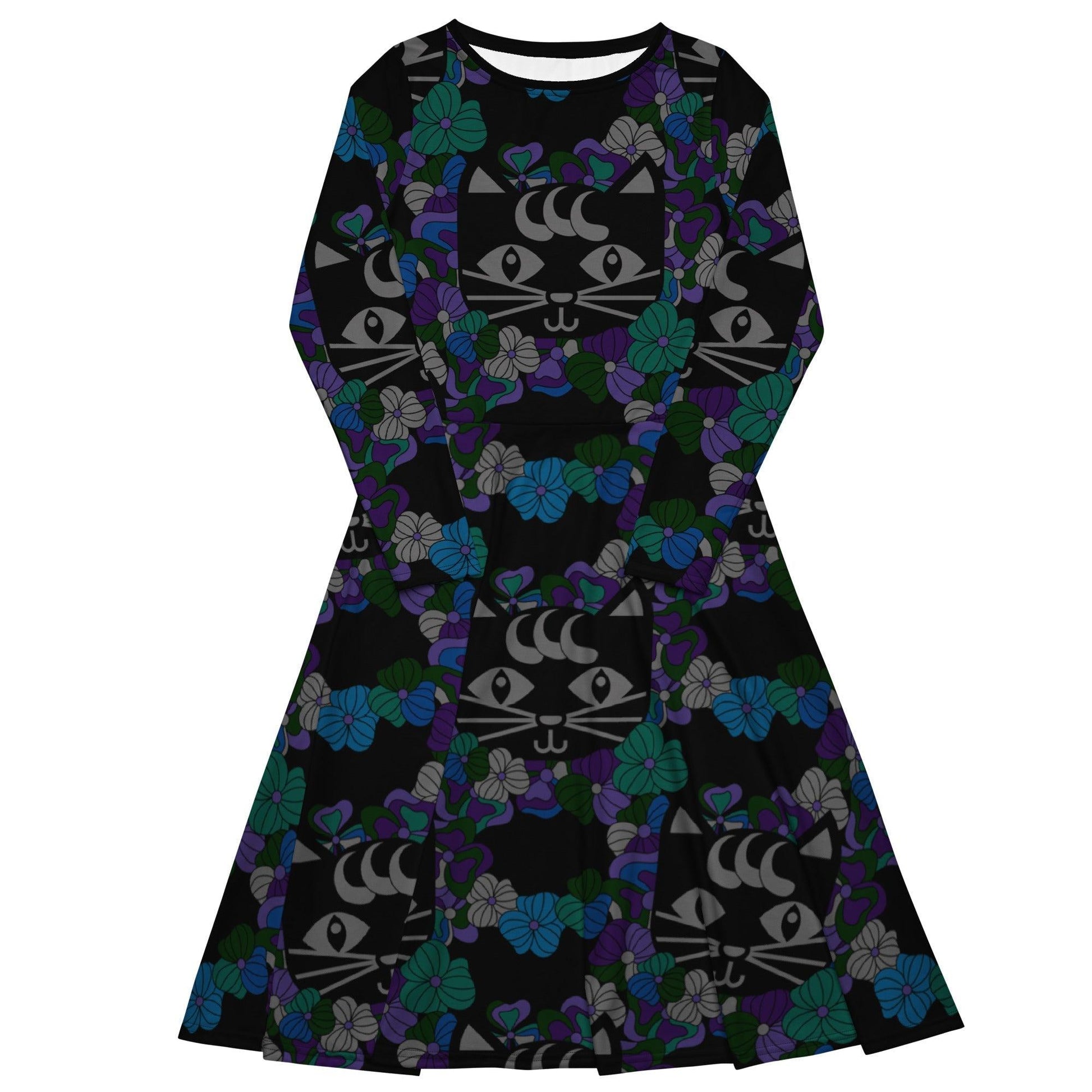 MAGICAT mystic - Midi Dress With Pockets | SHALMIAK