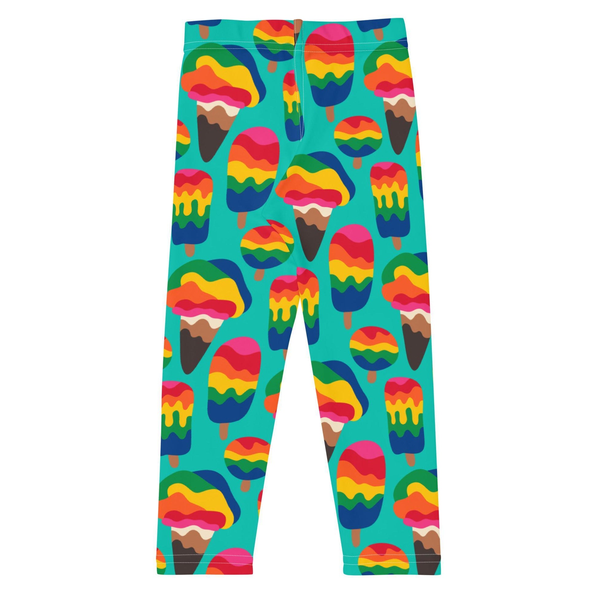 MANIC ICE mint -2- Kids' Leggings | SHALMIAK