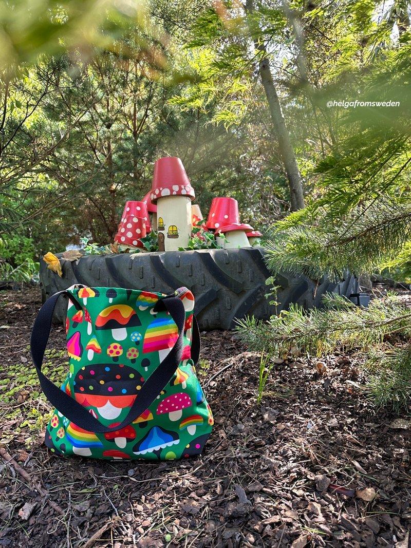MUSHROOM MANIA green - Tote Bag | SHALMIAK