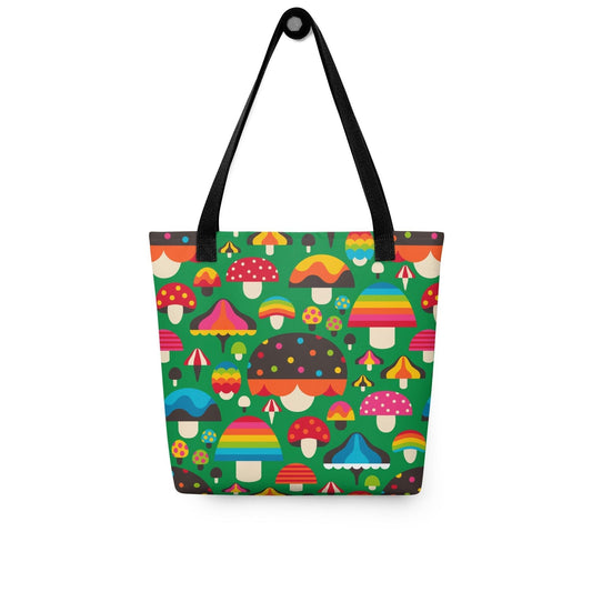 MUSHROOM MANIA green - Tote Bag | SHALMIAK