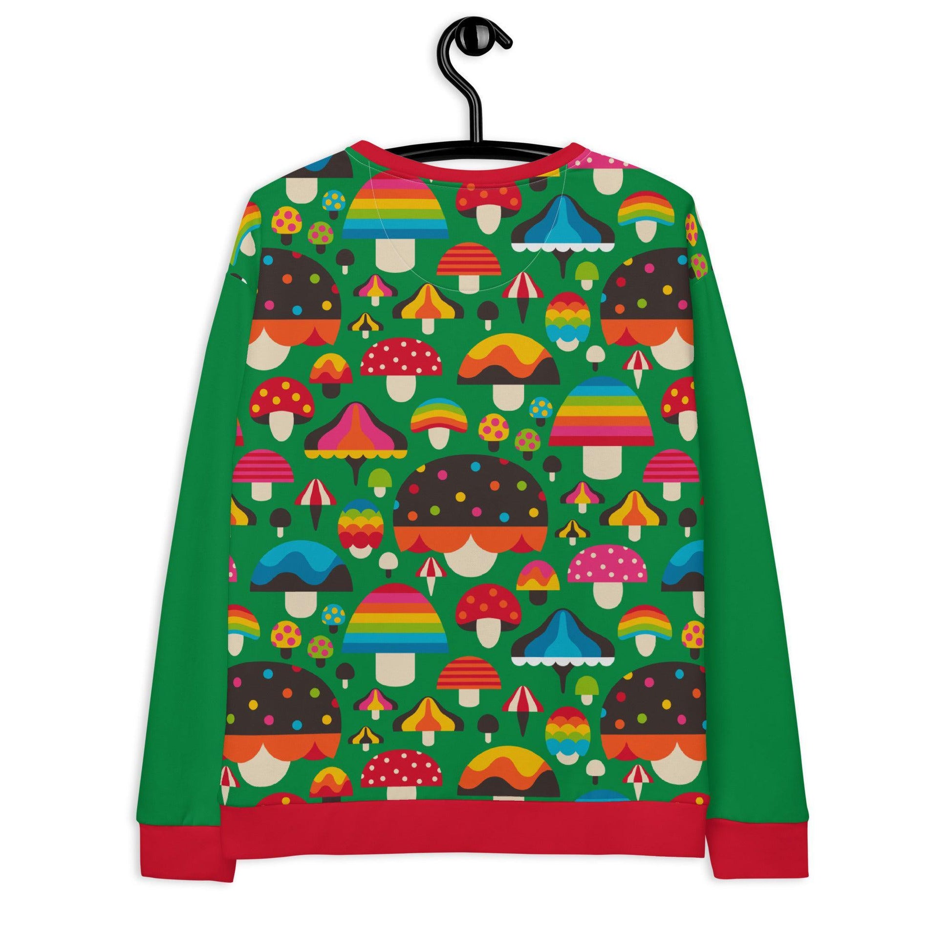 MUSHROOM MANIA green - Sweatshirt | SHALMIAK