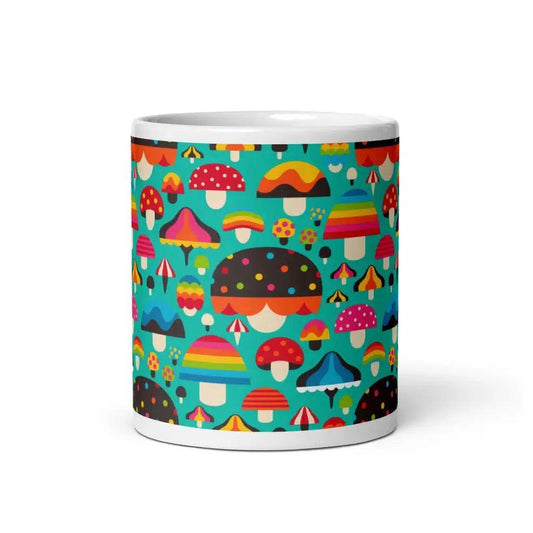 MUSHROOM MANIA mint - Mug | SHALMIAK