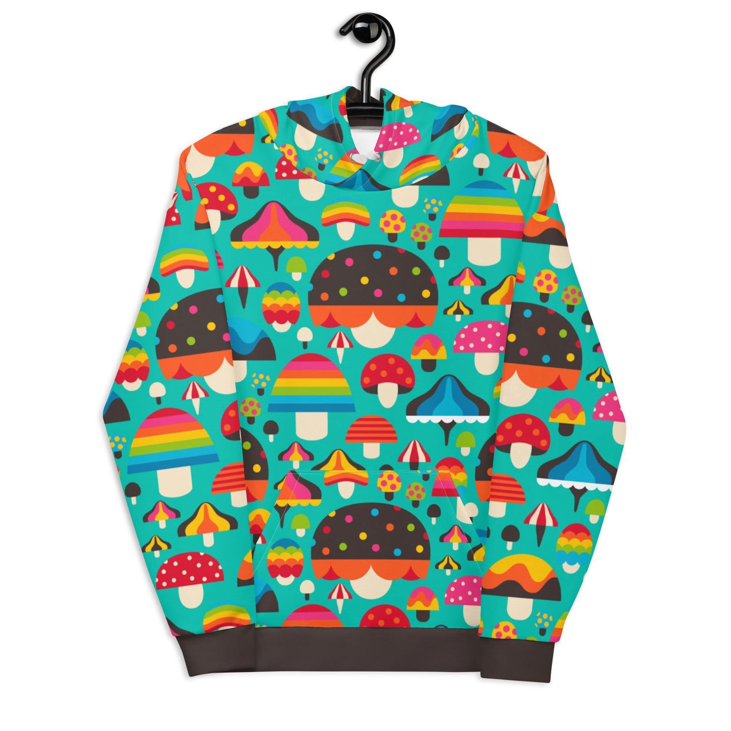 MUSHROOM MANIA mint - Hoodie | SHALMIAK