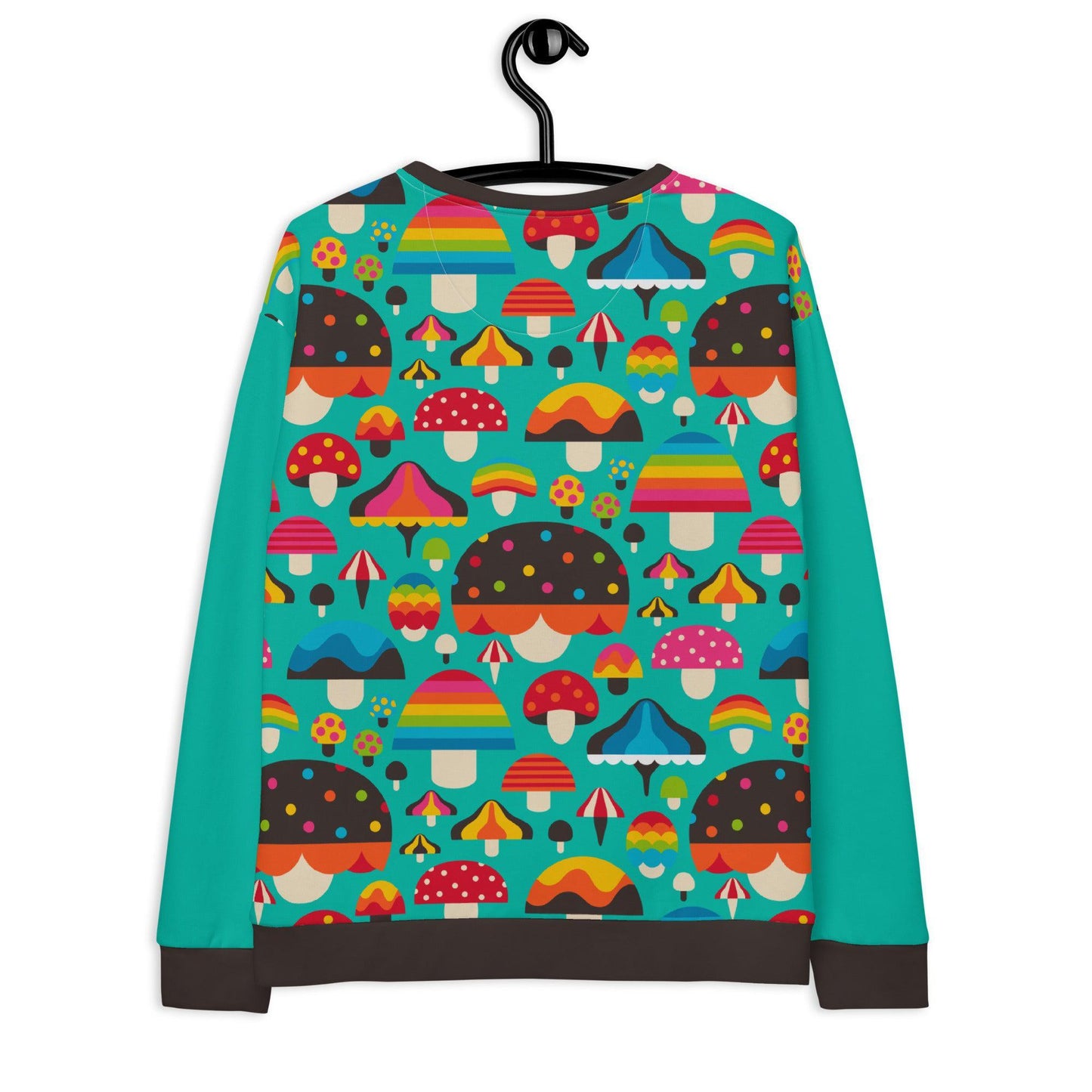 MUSHROOM MANIA mint - Sweatshirt | SHALMIAK