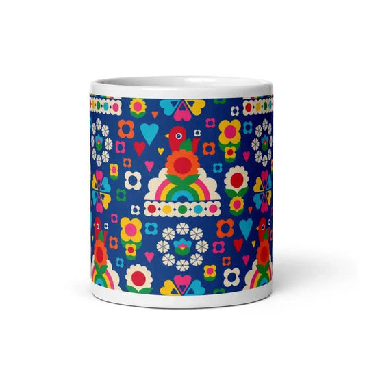 OLD BIRDIE blue - Mug | SHALMIAK