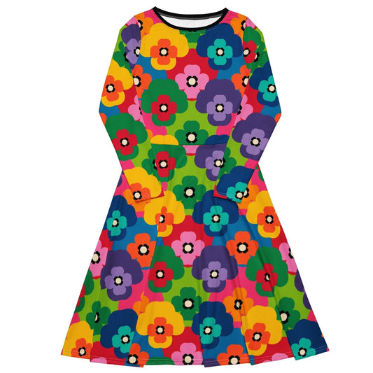 PANSY FAB - Midi Dress With Pockets | SHALMIAK