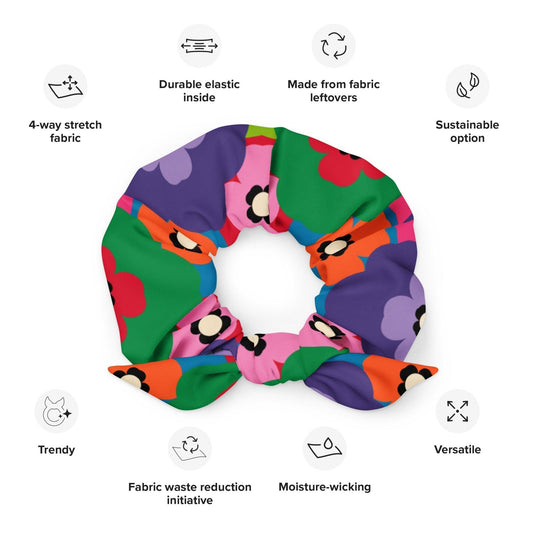 PANSY FAB - Recycled Scrunchie | SHALMIAK
