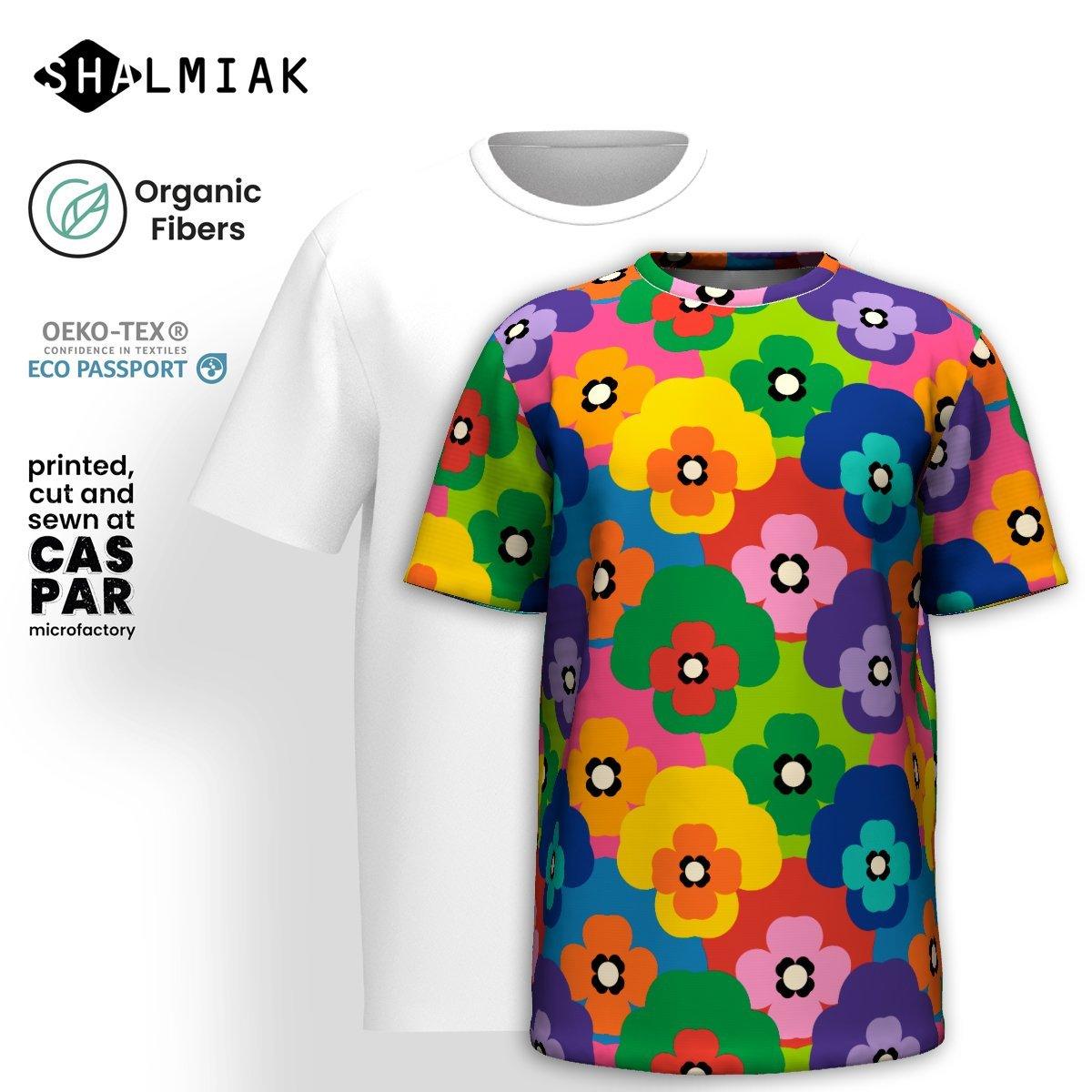 PANSY FAB - Organic Cotton T-Shirt | SHALMIAK