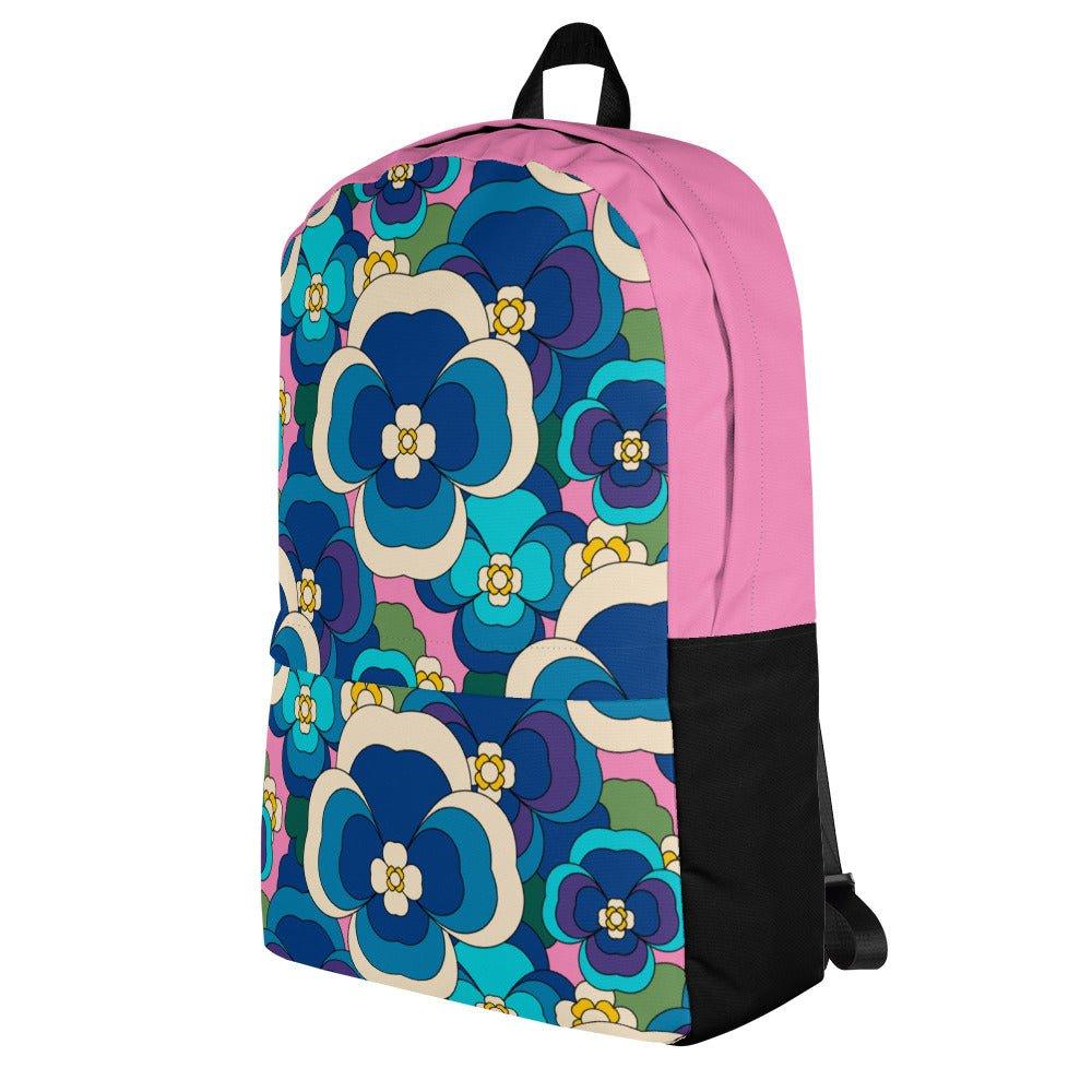 PANSY FANTASY blue pink - Backpack | SHALMIAK