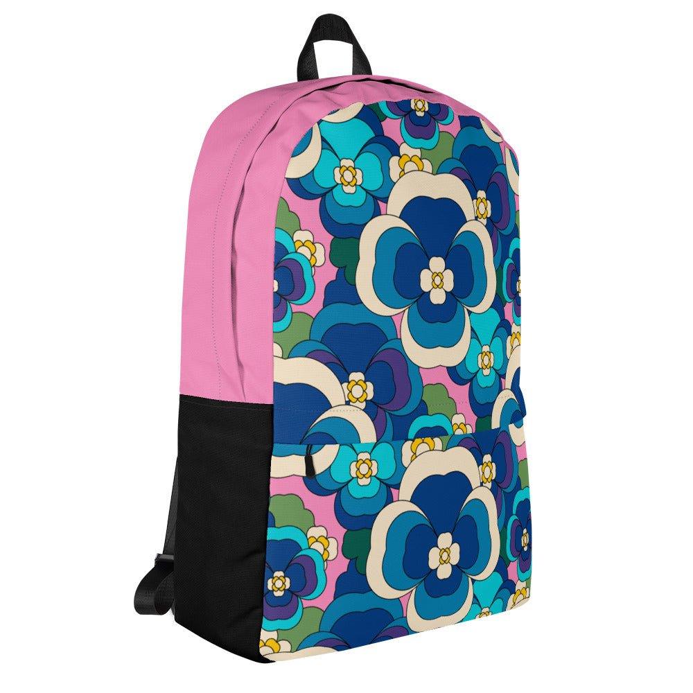 PANSY FANTASY blue pink - Backpack | SHALMIAK