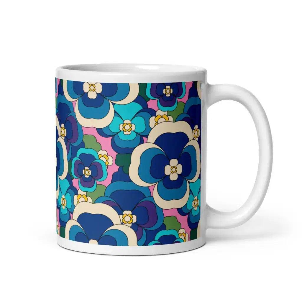 PANSY FANTASY blue pink - Mug