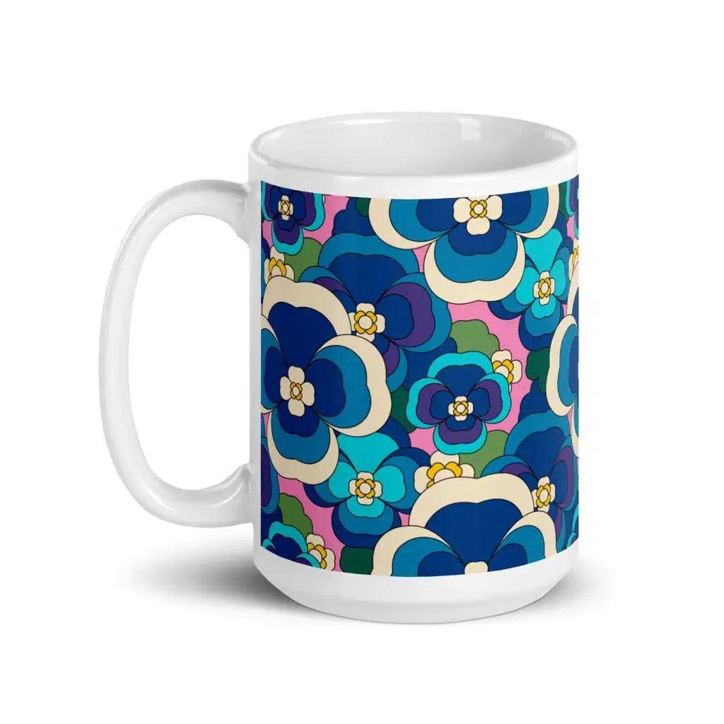 PANSY FANTASY blue pink - Mug