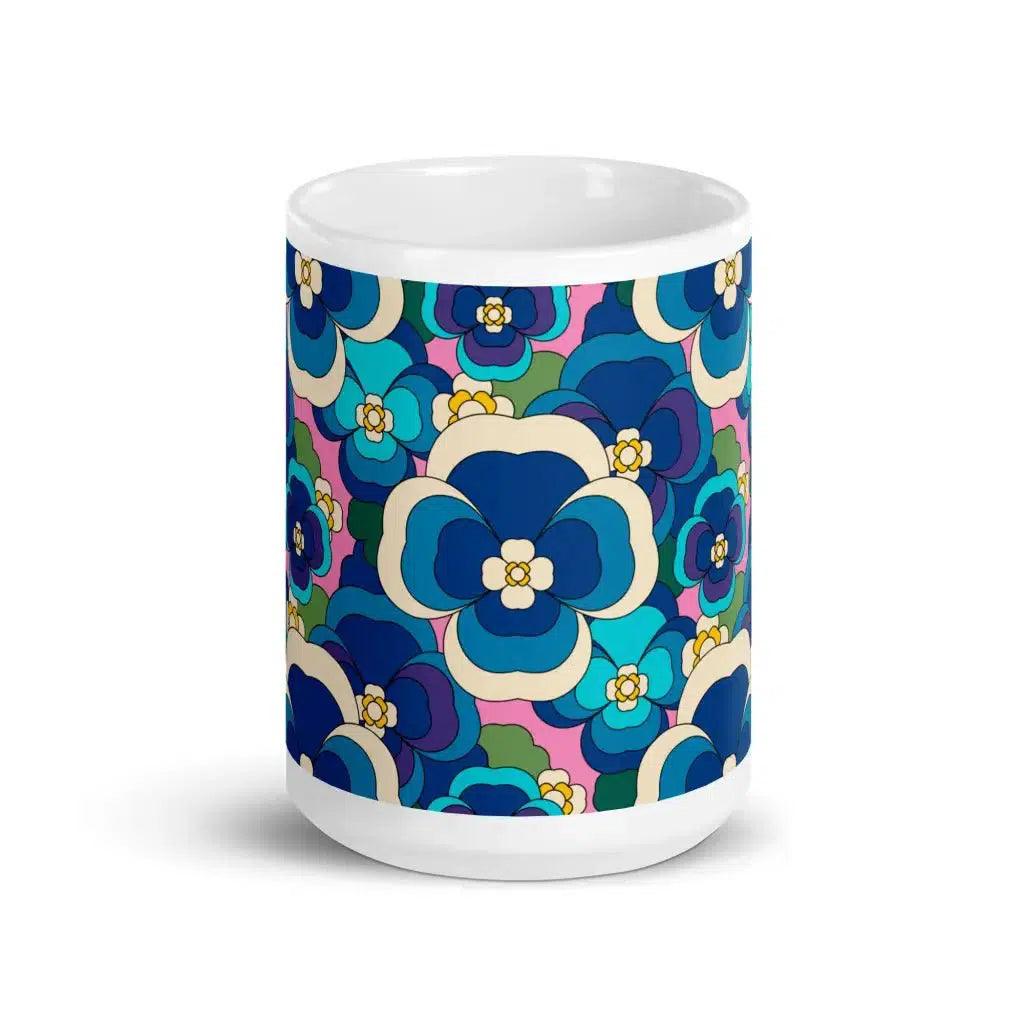PANSY FANTASY blue pink - Mug