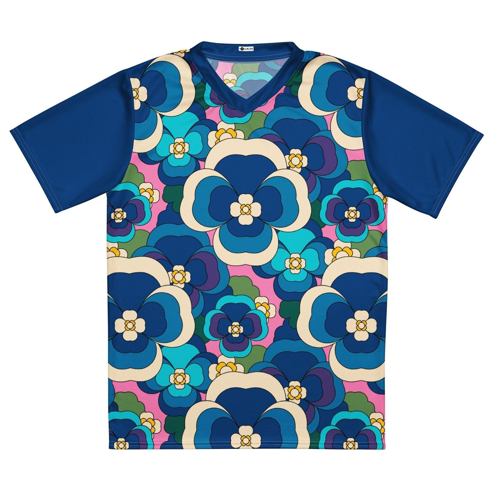 PANSY FANTASY blue pink - Sports Jersey | SHALMIAK