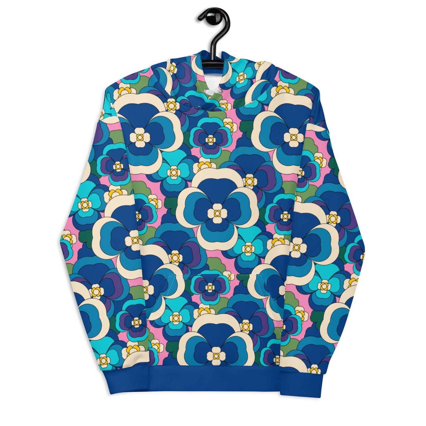 PANSY FANTASY blue pink - Hoodie | SHALMIAK
