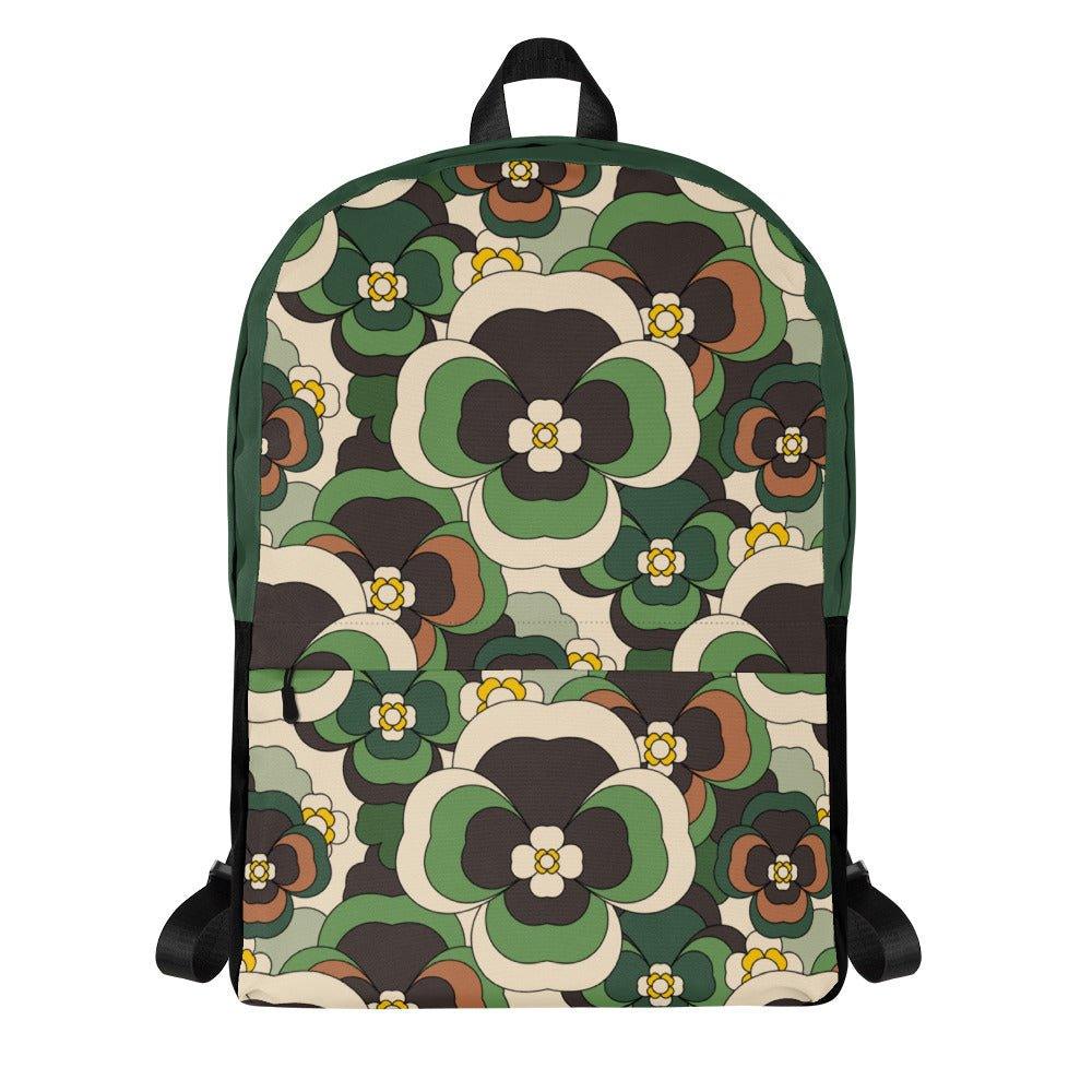 PANSY FANTASY green - Backpack | SHALMIAK